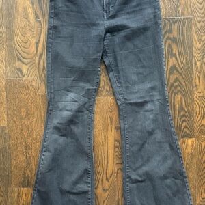 Women's Black Flared Jeans